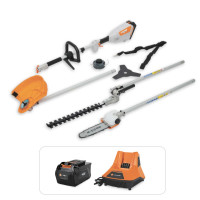 Аккумуляторный КомбиМотор VILLARTEC KА40R(4в1) SET: AM402 + AC402 ( + 1 Акку 2Ач в подарок!)